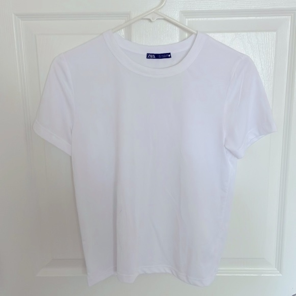 Zara Womens White T-Shirt